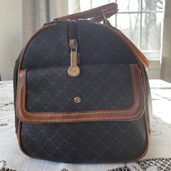 Rioni Moda Italia Large Boston Bag Satchel Handbag with Exterior Pockets - Picture 4 of 15